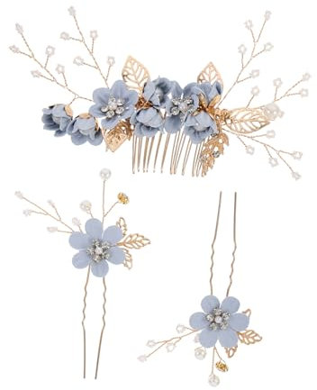 ABOOFAN 6stücke Teiliges Haarnadeln Mit Blumen-design Für Braut Elegante Hochzeits-haarspangen Für Frauen Haarornamente Für Besondere Anlässe