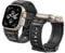 Spigen Rugged Ultra Band Armband Entwickelt für Apple Watch Ultra 2/1 49mm, Serie 10 46mm und Serie 9/8/7/6/5/4/SE 45mm,44mm - Matt Schwarz