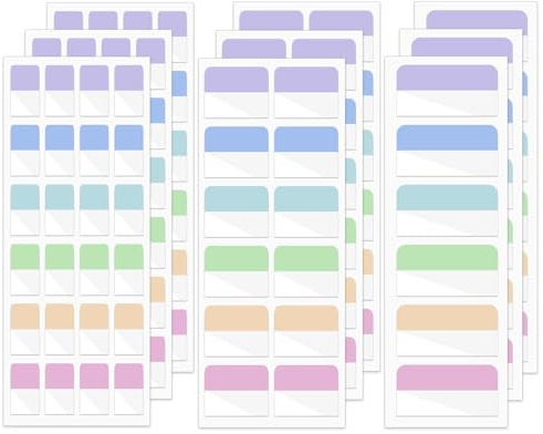 840 Stück Seitenmarker Selbstklebend 3 Größen Klebezettel Haftstreifen | Morandi Index Tabs Page Marker Haftstreifen Transparent Haftmarker Beschreibbar für Lesen, Markieren von Seiten, Lernen