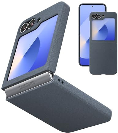 Eastcoo Slim Fit Galaxy z flip 6 funda, [sensación de heladas parte trasera de PC dura] [admite carga inalámbrica] Funda ultrafina a prueba de golpes para Samsung Galaxy Z Flip 6 (2024), gris