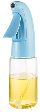 LVUNZJCA Botella de spray de aceite para cocina, de vidrio, para barbacoa, atomizada, para cocina (azul, 200 ml)
