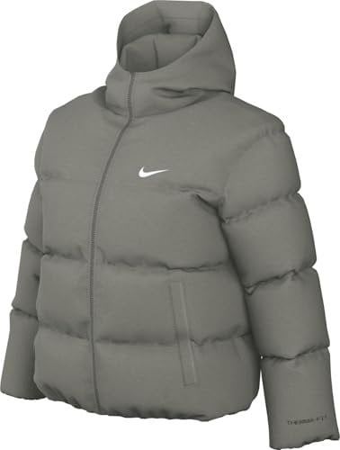NIKE Damen Sportswear Classic Puffer Jacket, Light Army/White, M EU