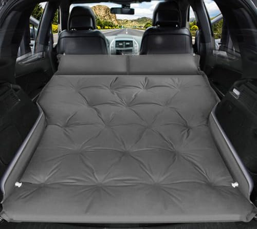 TaoieWkolt Tragbar, Memory-Schaum, Reiseschlafbett, Autobett Kofferraum Klappbar, Luftmatratze Selbstaufblasend Camping Auto Matratze SUV Aufblasbare Luftbett, Für Volvo S80,D-Grey