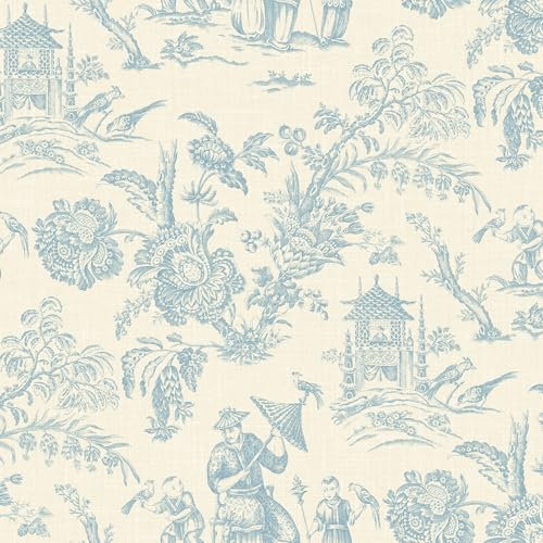 Galerie FC61802 French Country Blue Chinois Wallpaper