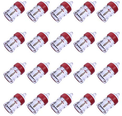 Ipetboom 20pezzi Tubetti Trasparenti Gloss e Lip Balm Contenitori Vuoti Per Design e