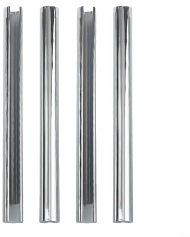 Jonikuper Heizkörper-Rohrabdeckungen, Hülsenabdeckung für Badezimmer, Chrom, Heizkörperschutzhülsen, Gas-Wasserrohrabdeckungen für alle Rohre (Chrom - 200 mm), 4 Stück