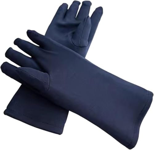SSDDLZEQ Blaue Blei-Röntgenschutzhandschuhe for Veterinärmedizin, Blei-Röntgenschutzhandschuhe(0.5mmpb)