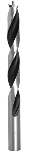 TIBOO DAY Brad Point Wood Drill Bits 10mm (25/64) Brad Point Drill | Carbon Steel, Double Flutes Design Metric Brad Point Drill Bits for Woodworking Soft & Hard Woods MDF Acrylic