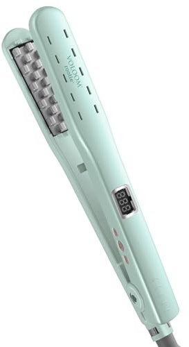 Voloom Rootie 3/4” Inch Professional Volumizing Ceramic Hair Iron | Lasting Hair Volume | for Short Or Thin Hair | Adjustable Temp | Auto Shut-Off
