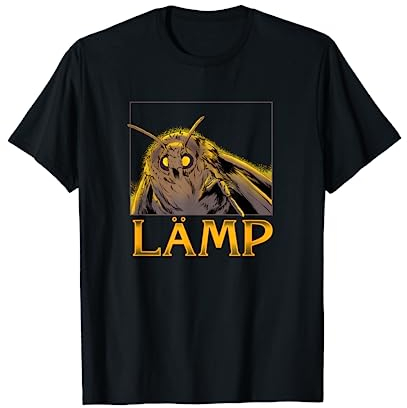 Lampe Motte Meme Moth Lamp T-Shirt Frauen Herren und Kinder T-Shirt