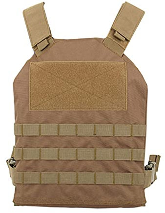 MOLLE Plate Carrier w/ Mock Insert; Tan