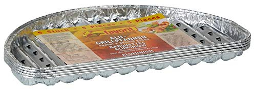 Favorit Grillpfannen halbrund 5er Pack