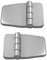 Almencla 2 pièces Charnière Inox 304 pour Maison, Porte de Yacht, Bateau Marin, Fenêtre, Boîte à Outils - 58x40x15mm
