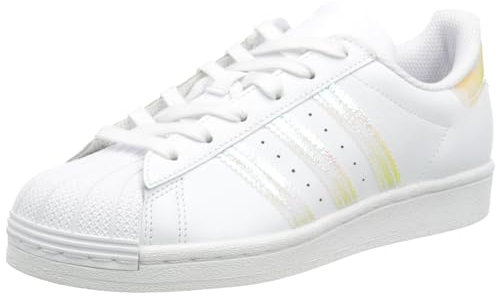 adidas Superstar, Sneakers Unisex - Bambini e ragazzi, White Ftwr White Ftwr White Ftwr White, 35 EU