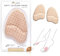 FLEXZENSE Anti-Sliding Pads Open Toe | Maximum Cushioning and Reduce Foot Slip | 1 Pair (Champagne Gold)