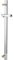 Barre Coulissante de Douche, Barre de Douche Carrée en Acier Inoxydable avec Support de Pommeau de Douche Réglable Finition Polie Fixée au Mur(Tringle de douche galvanoplastie)
