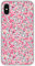 1001coques Coque de Téléphone Compatible pour Apple iPhone X, Apple iPhone XS, Design Liberty Wiltshire Rose, Imprimée en France, Étui Souple en Silicone, Housse de Protection.