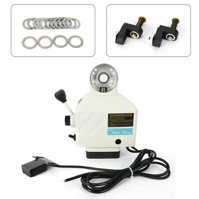 X-Axis Power Feed-FräSen - Fresadora de sobremesa, dispositivo de avance, fresadora para puente, eje X, alimentación para máquina de 220 V, con regulador de velocidad