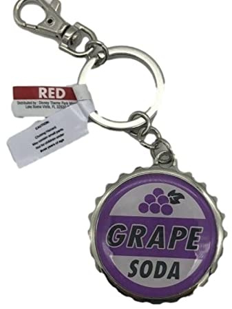 Disney Parks Up! Grape Soda Flaschenverschluss Schlüsselanhänger, Violett