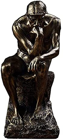 FEYONA Dekorationen, Statue, Skulptur, Ornamente, Familien Ornament der Denker Statuen Figuren Harz Kunst Skulptur Desktop Ornamente Handwerk Desktop Statu