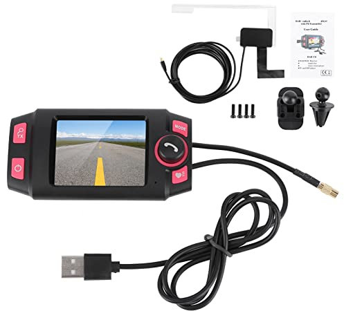 Bluetooth FM Transmitter, Autoradio DAB Empfänger Digital Audio Broadcasting Adapter FM Transmitter Auto Freisprecheinrichtung Bluetooth Kit