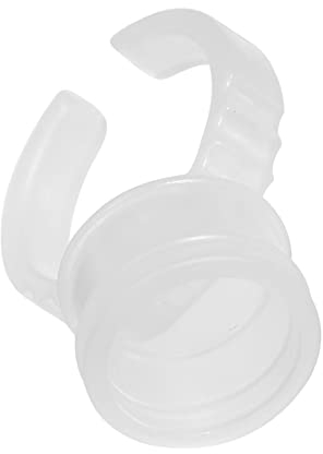 PMU-Ring, Ringe, Pigmentbehälter, Permanent-Make-up-Becher, Mittlere Größe (100 Stück), Einweg-Augenbrauen-Tattoo-Tinte (100St)