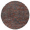 HomebyHome Teppich Rund Shaggy 80 cm Rund - Hochflor Runder Teppich Mehrfarbig Terrakotta Extra Weich und Flauschig - Langflor Teppiche für Wohnzimmer, Schlafzimmer, Küche, Flur - Carpet, Halı