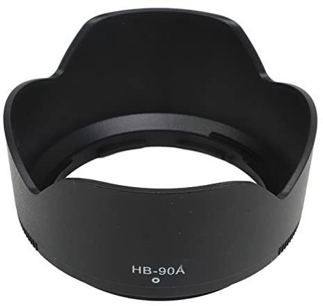 HB-90A Gegenlichtblende für Z DX 50-250 Mm F4,5-6,3 VR Objektiv, Umkehrbarer Bajonett Gegenlichtblende Ersatz Gegenlichtblende für Nikon, Schwarz