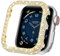 Mosonio Schutzhülle kompatibel mit Apple Watch 44 mm, glitzerndes Metall-Uhrengehäuse 44 mm für Damen, glänzend und langlebig, Schutzhülle für iWatch Serie 6, 5, 4, SE, 44 mm (Gold, 44 mm)
