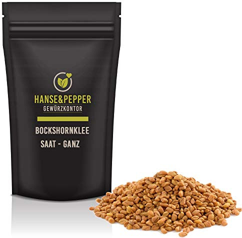 100g Bockshornklee Saat ganze Körner Bockshornkleesamen Gewürz Vegan Gourmet