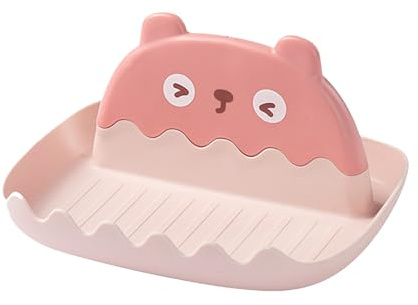 Pot Lid Holder, Pot Lid Organizer Multifunctional Lid and Spoon Rest Rack Detachable Spoons Cooking Stand Countertop for Pot Lid, Fork, Tongs(Pink)