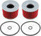 MCHNIC 2x Ölfilter für Motorrad Honda Kawasaki Yamaha Hiflo HF401
