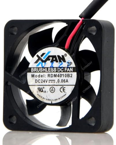 CYRMZAY Compatible pour XIFAN RDM4010B2 24V 0.06A 40x40x10 2-Wire Ventilateur de Refroidissement
