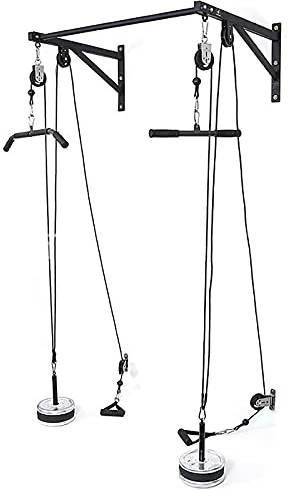 Trizeps-Trainingsmaschine, wandmontiertes Kabelzugsystem für Latzüge, Unterarm-Handgelenktrainer, Trizeps-Pulldowns, Unterarm-Heimfitnessgerät, Gewichtszugsystem, Heimgerät