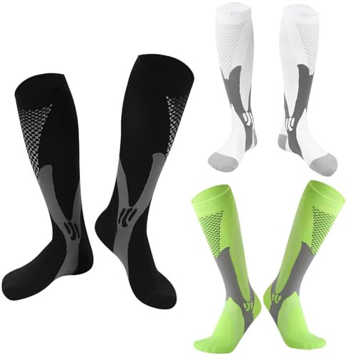 Losvcbcx Kompressionsstrümpfe 20-30 mm Hg Medizinische Versorgung Kompressionsstrümpfe für Männer und Frauen