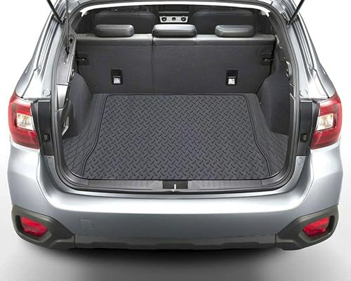 Auto Accessori Lupex Alfombrilla universal para maletero de coche, de goma resistente, tamaño maxi, 142 x 111 cm, para coche, SUV, camión, recortable a lo largo de las líneas preindicadas, color negro