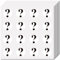 CREATCABIN 128 Stück Fragezeichen Aufkleber Scrapbooking Kunststoff Aufkleber Selbstklebend Wasserfest Runde Symbol Aufkleber In Großpackung Perfekt Für Lehrer Kalender Tagebücher Wasserflaschen 2.5cm