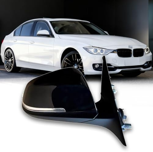 TiJeRa Elektrisch Klappbar Heizung Blinklicht Außenspiegel für BMW-3 Series F30 2011-2018 Rückspiegel Seitenspiegel Spiegel