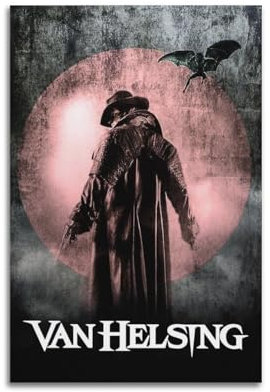YXWOYNHY Van Helsing Filmposter, dekoratives Gemälde, Leinwand, Wandposter und Kunstdruck, moderne Familienschlafzimmer-Dekoration, Poster, 20 x 30 cm