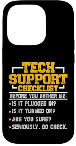 iPhone 14 Pro Tech Support Case