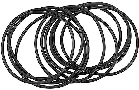 DIKACA 10 Pezzi Bracciale in silicone braccialetti cordoncino macramè bracciale inter bracciali elastici braccialetto elastico braccialetto di gelatina per Gel di silice