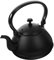 FUNOMOCYA Tetera De Acero Inoxidable Y Cepillado Teteras Con Infusor Hervidores Retro Tetera Antigua Tetera De Cocina Hervidor De Agua Tetera Cafetera Té Compañero Para Cafeteras Black