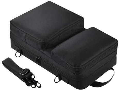 XITEA Mochila multifunción para equipo de música, portátil, funda de transporte de viaje con forro suave para reproductor de discos DDJ-200, como se muestra, Organizador de bolsas