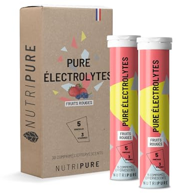 Nutripure - Hydrapure - Pastilles Électrolytes Hydratation - Fruits Rouges