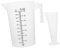 2 Piezas Tazas Medidoras de Transparentes para Cocción y Repostería Herramientas de Medición Prácticas para Cocina