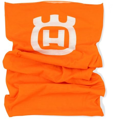Husqvarna Neck-Tube Orange – vielseitiges Multifunktionstuch, leicht & atmungsaktiv, One Size, 100% Polyester, waschbar bei 30°