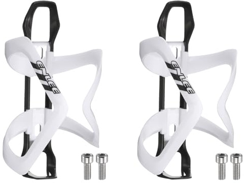 QUARKZMAN 2pcs Porte-Bidon De Vélo Ajustable Charge Latérale Droite Blanc | Porte-Gourde De Cyclisme VTT Route Gravel