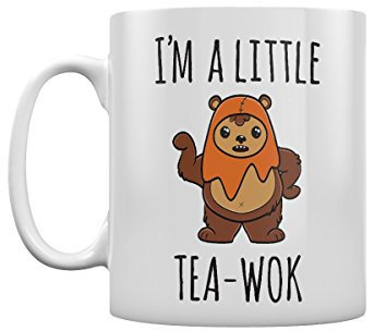 Grindstore Tazza I'm A Little Tea-Wok in bianco