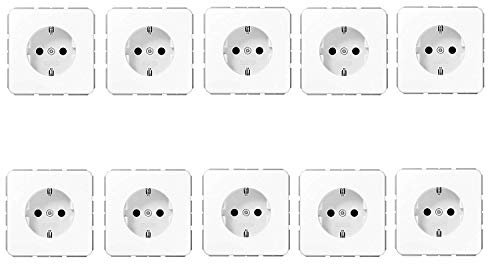 Jung 10x CD1520WW SCHUKO Steckdose alpinweiß