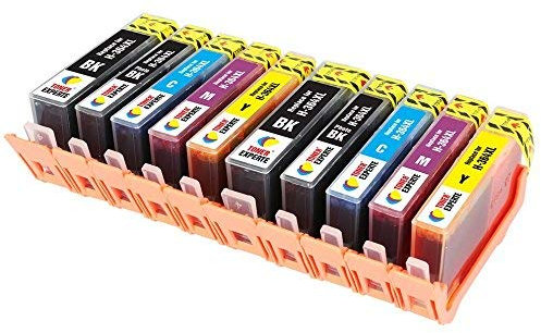 TONER EXPERTE® 10er Set Druckerpatronen kompatibel für 364XL Photosmart 7510 7520 B8550 B8553 C5324 C5380 C5383 C5390 C6324 C6380 C6383 D5460 D5463 D7560 C309a C310a C310c C510a | hohe Kapazität